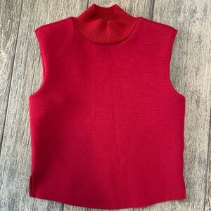 dh NEW YORK Red Sleeveless Top